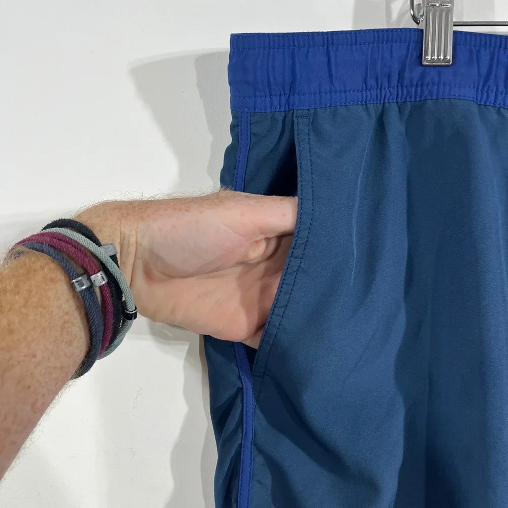 Fair Harbor Coastal Beachy Mens Blue Swim Trunks Board Shorts Resort Size XL